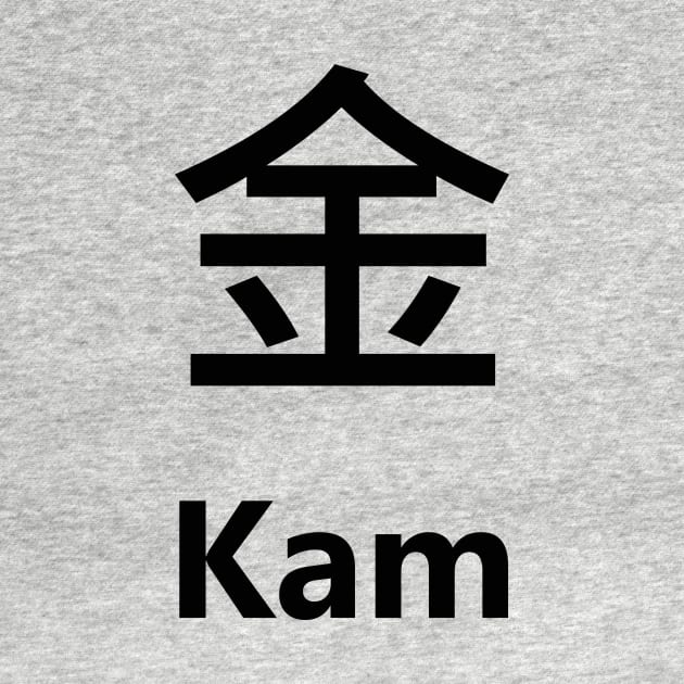 Chinese Surname Kam 金 by MMDiscover